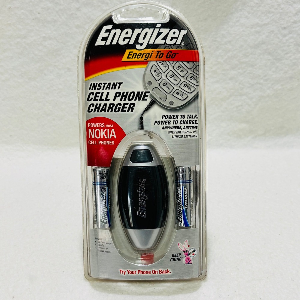 Energizer Energi To Go Instant Cell Phone Charger for Nokia Portable Power New